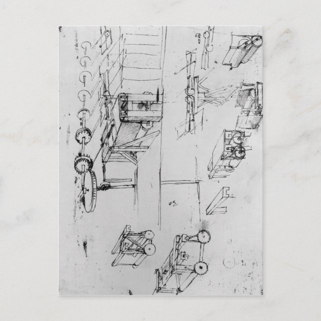 Machine designs, fol. 367r-b postcard (Front)