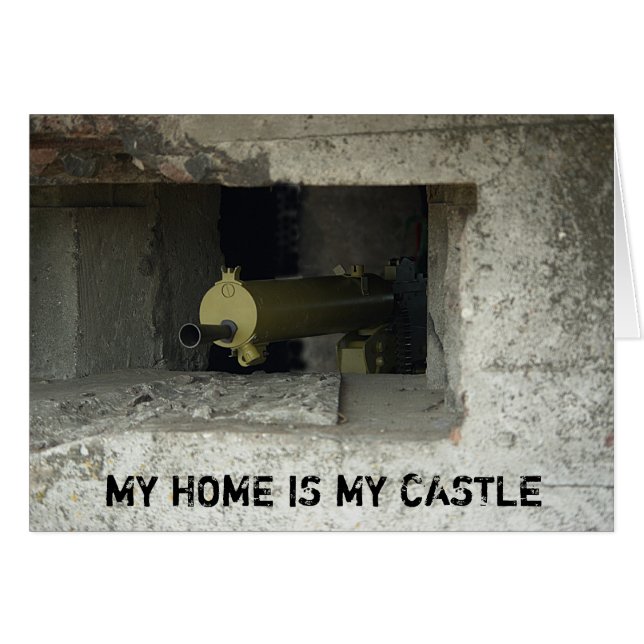 Machine Gun Card (Front Horizontal)