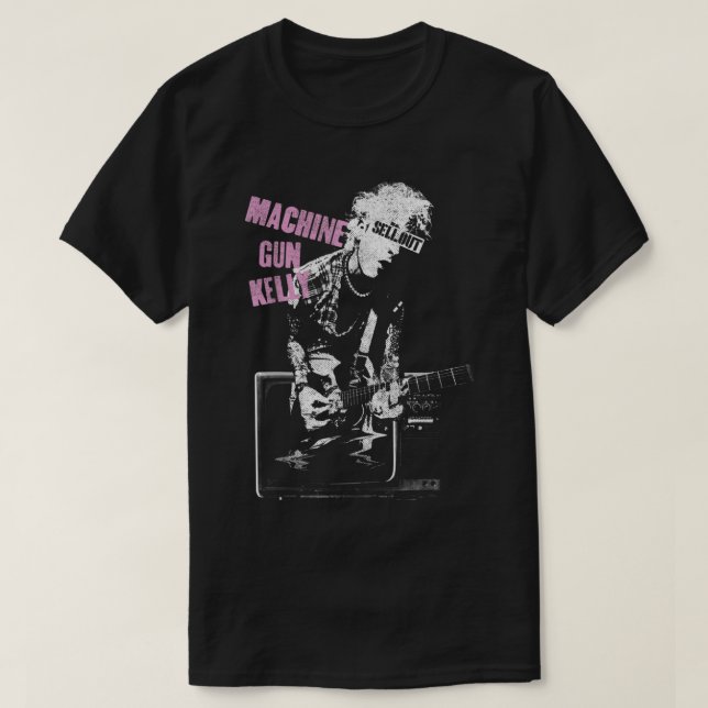 Machine Gun Kelly  TV Warp  T-Shirt (Design Front)