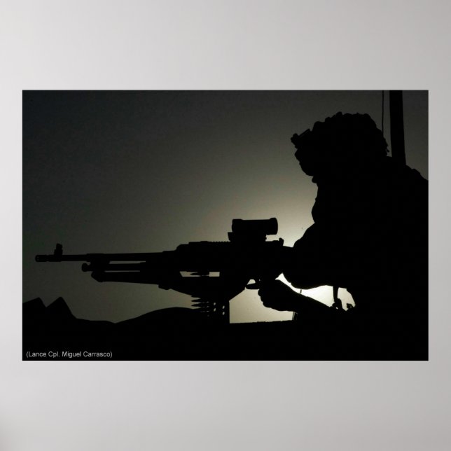 MACHINE GUN POSTER (Front)