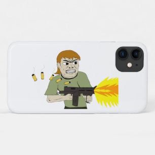 machine gunner iPhone 11 case