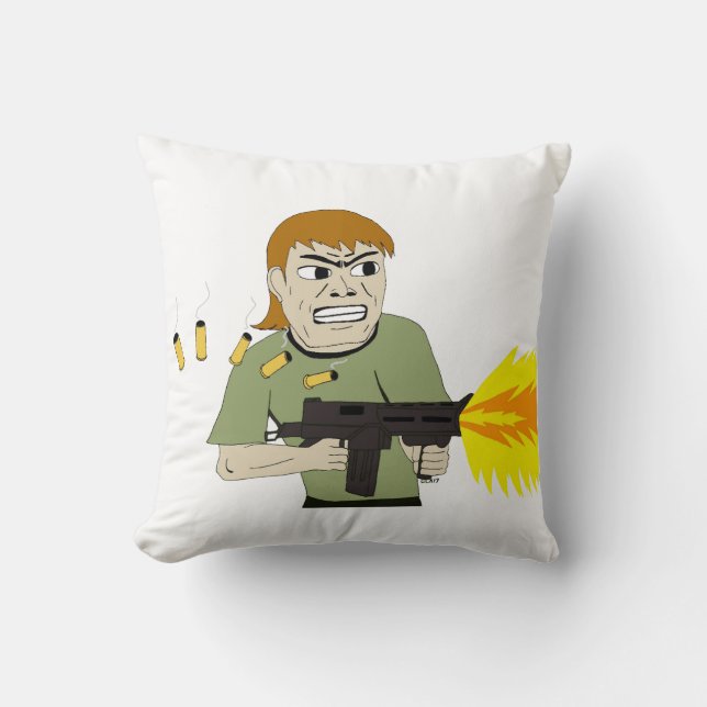 machine gunner  cushion (Front)
