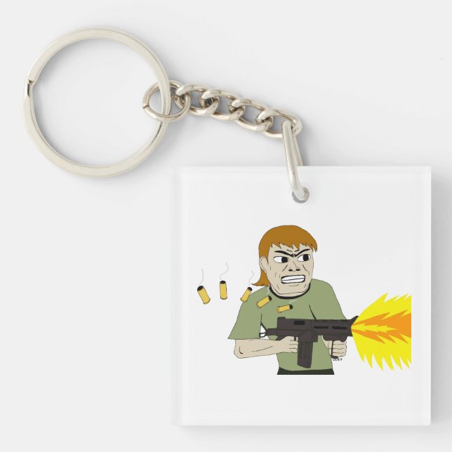 machine gunner key ring (Front)