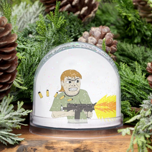 machine gunner snowglobe (Winter)
