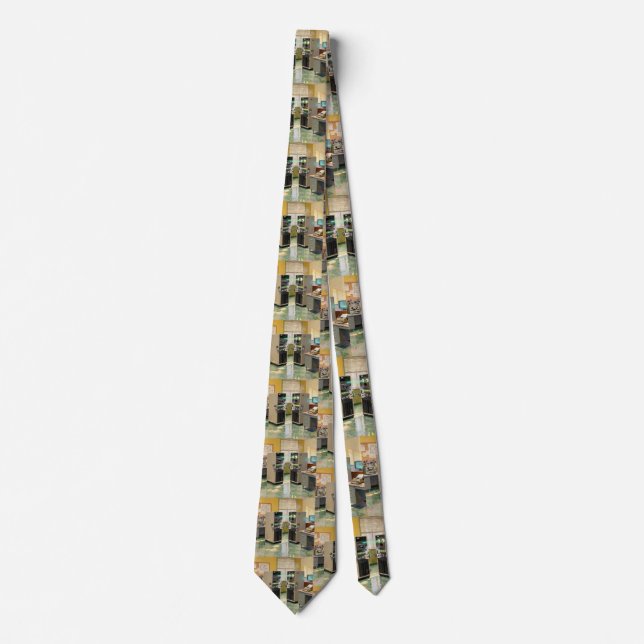 “Machine Language”  -  Humourous Technology        Tie (Front)