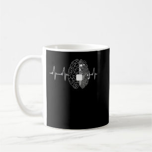 Machine Learning AI Data Science Heartbeat Data En Coffee Mug