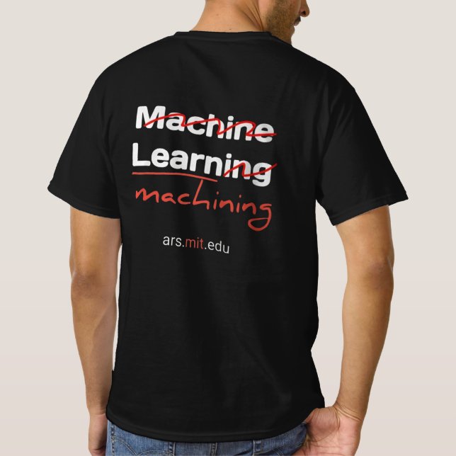 Machine Learning Superhero Cartoon Essential  T-Shirt (Back)