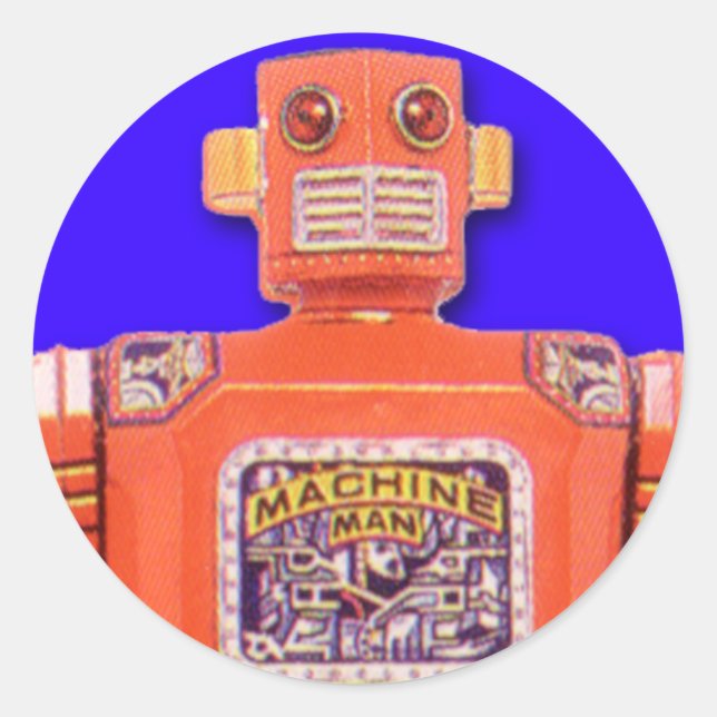 Machine Man Stickers (Sheet of 20) (Front)