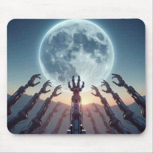 Machine Moonrise Mouse Pad