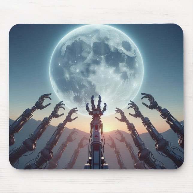 Machine Moonrise Mouse Pad (Front)
