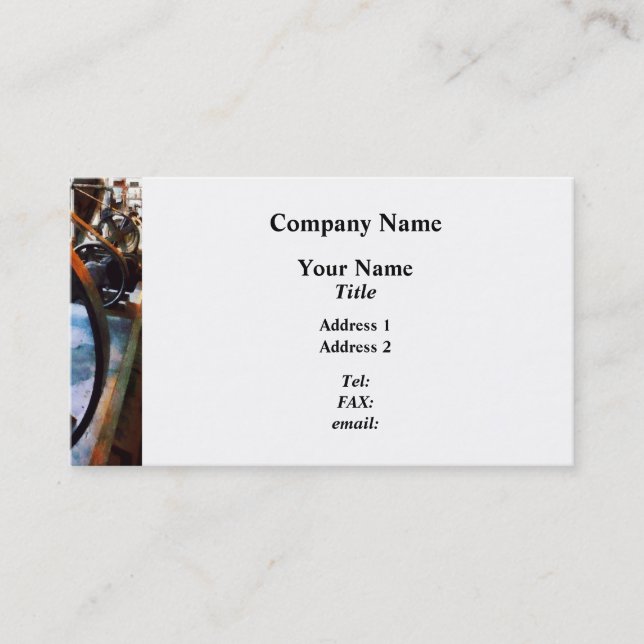 Machine Shop Business Card (Front)