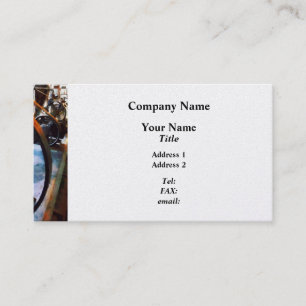 Machine Shop - Platinum Finish Business Card