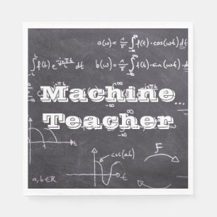 Machine Teacher Napkin