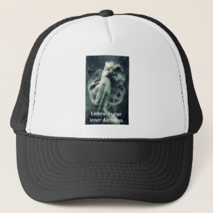 machine woman 2 embrace your inner darkness trucker hat