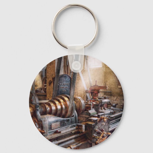 Machinist - Fire Department Lathe Key Ring (Front)