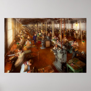 Machinist - Hands on work 1904 Poster