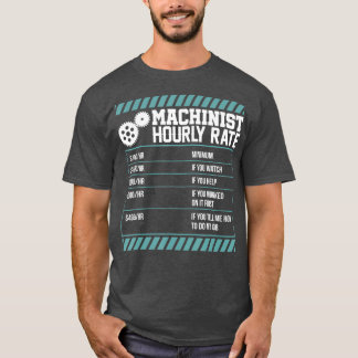 Machinist Hourly Rate Jobs Graphic T-Shirt