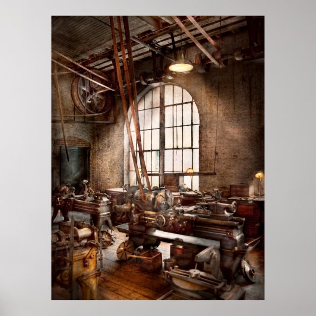 Machinist - I like big tools Poster (Front)