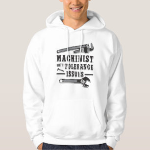 Machinist Machine Mechanic CNC Funny Gift Idea Hoodie