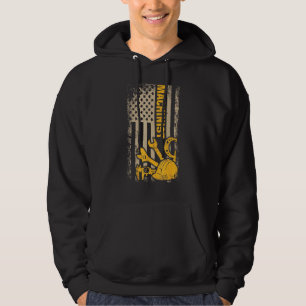Machinist Machine Operator Machining 11 Hoodie