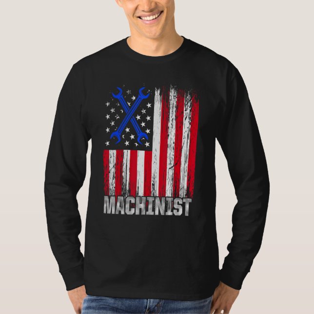 Machinist Machine Operator Machining  13 T-Shirt (Front)