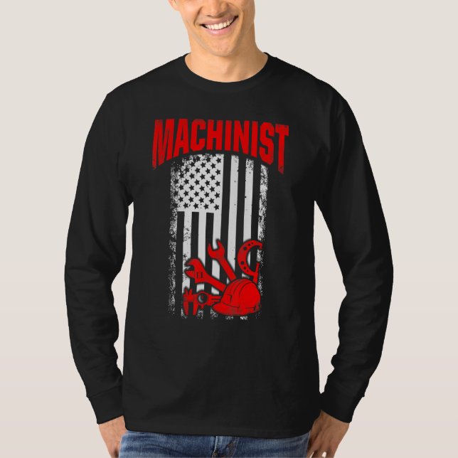 Machinist Machine Operator Machining 15 T-Shirt (Front)