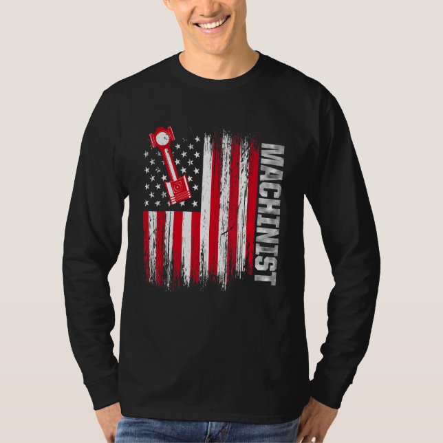 Machinist Machine Operator Machining  4 T-Shirt (Front)