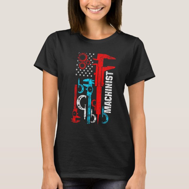 Machinist Machine Operator Machining 52 T-Shirt (Front)