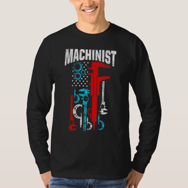 Machinist Machine Operator Machining 53 T-Shirt (Front)