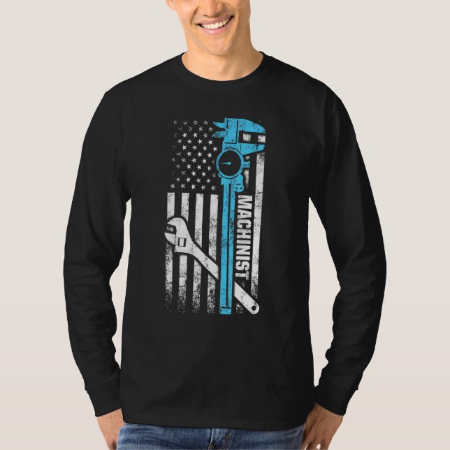 Machinist Machine Operator Machining 5 T-Shirt (Front)
