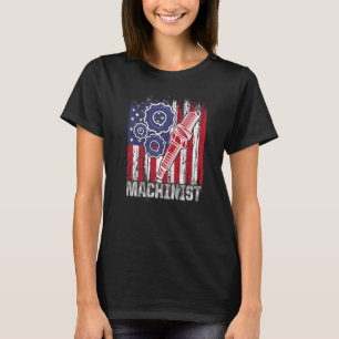 Machinist Machine Operator Machining 5 T-Shirt