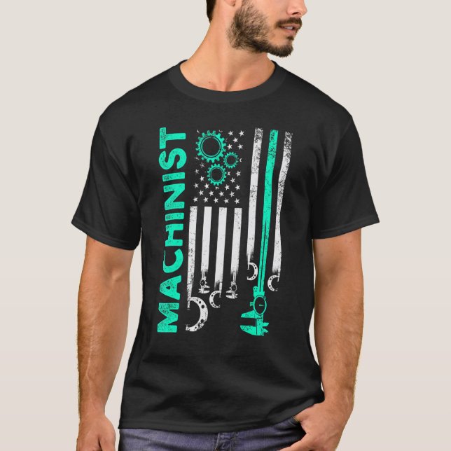 Machinist Machine Operator Machining 63 T-Shirt (Front)