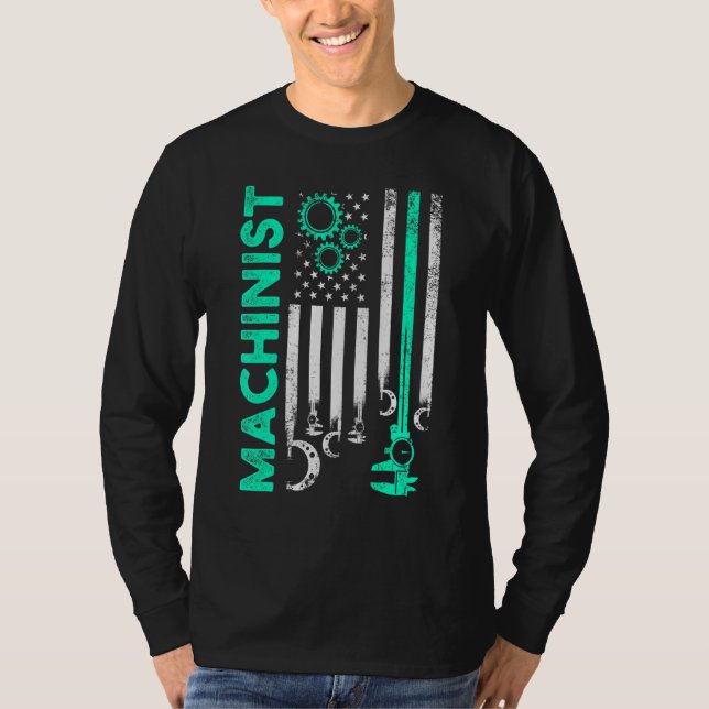 Machinist Machine Operator Machining 63 T-Shirt (Front)