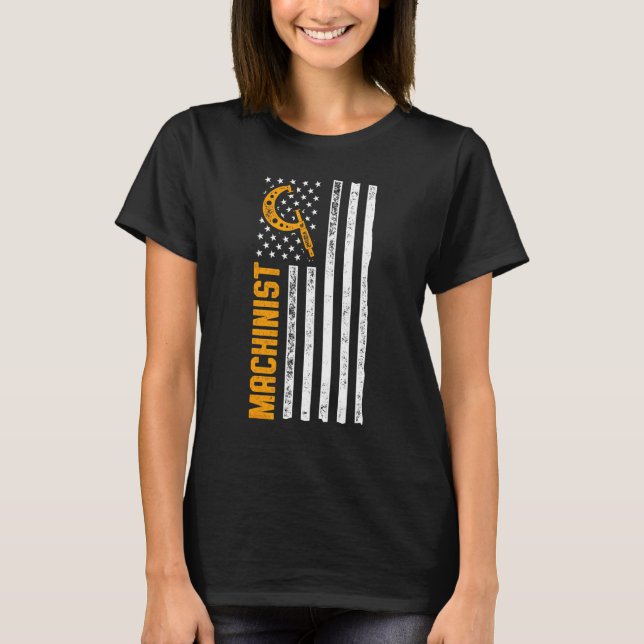 Machinist Machine Operator Machining 72 T-Shirt (Front)