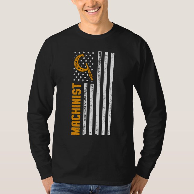 Machinist Machine Operator Machining 72 T-Shirt (Front)