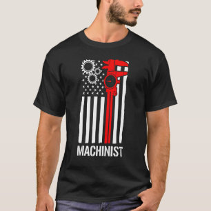 Machinist Machine Operator Machining 76 T-Shirt