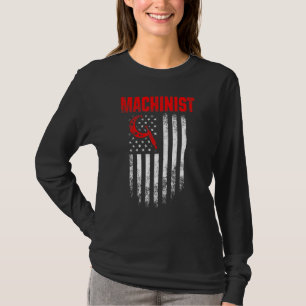 Machinist Machine Operator Machining 77 T-Shirt