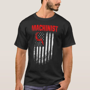 Machinist Machine Operator Machining 77 T-Shirt