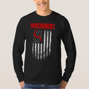 Machinist Machine Operator Machining 77 T-Shirt