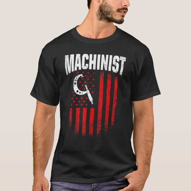 Machinist Machine Operator Machining 79 T-Shirt (Front)