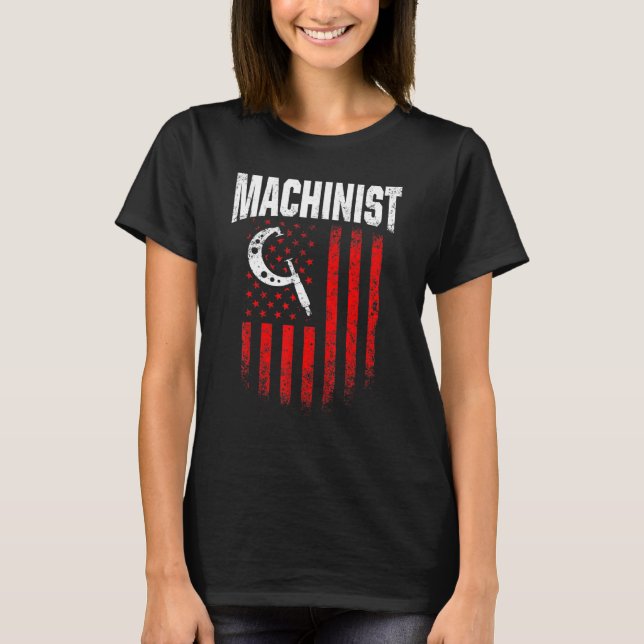 Machinist Machine Operator Machining 79 T-Shirt (Front)