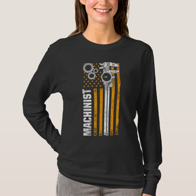Machinist Machine Operator Machining 81 T-Shirt (Front)