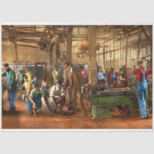 Machinist - Machinist degree 1895 Tissue Paper