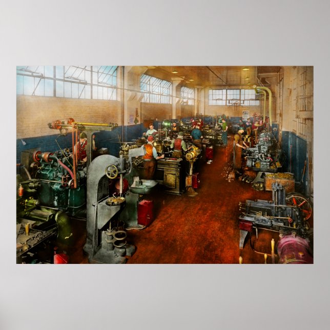 Machinist - Machinists in training 1918 Poster (Front)