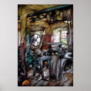 Machinist  - Many old machines Poster