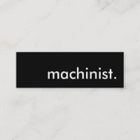machinist.