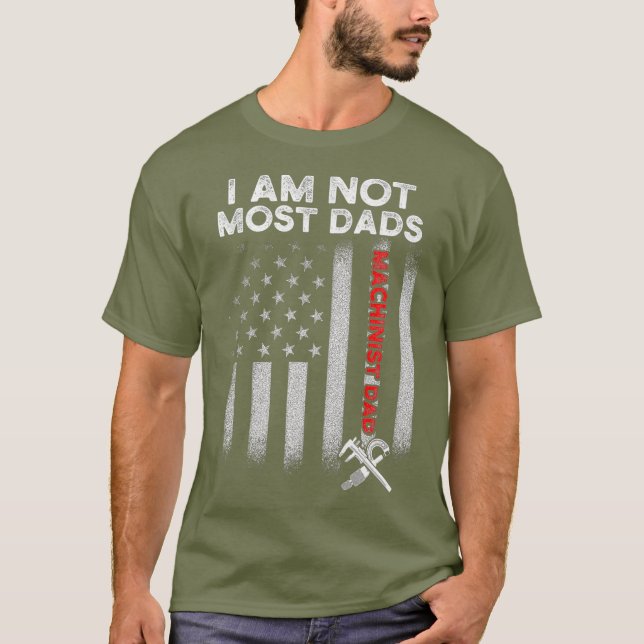Machinist Succeeding Machine Operator Machining T-Shirt (Front)