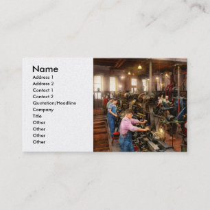 Machinist - The master class 1920 Business Card