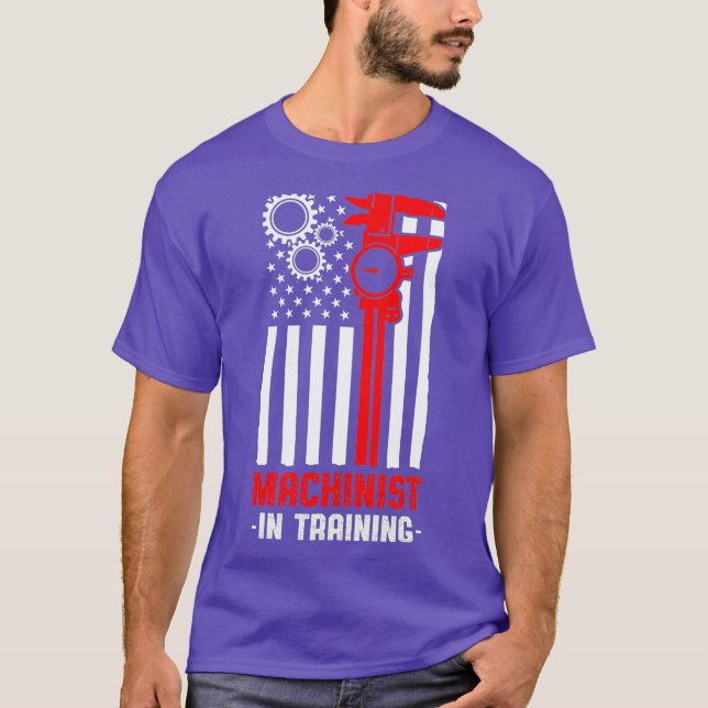 Machinist Training Machine Operator Machining T-Shirt (Front)