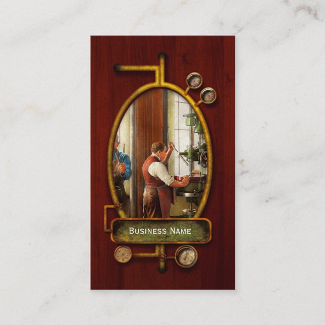 Machinist - When precision matters 1919 Business Card (Front)